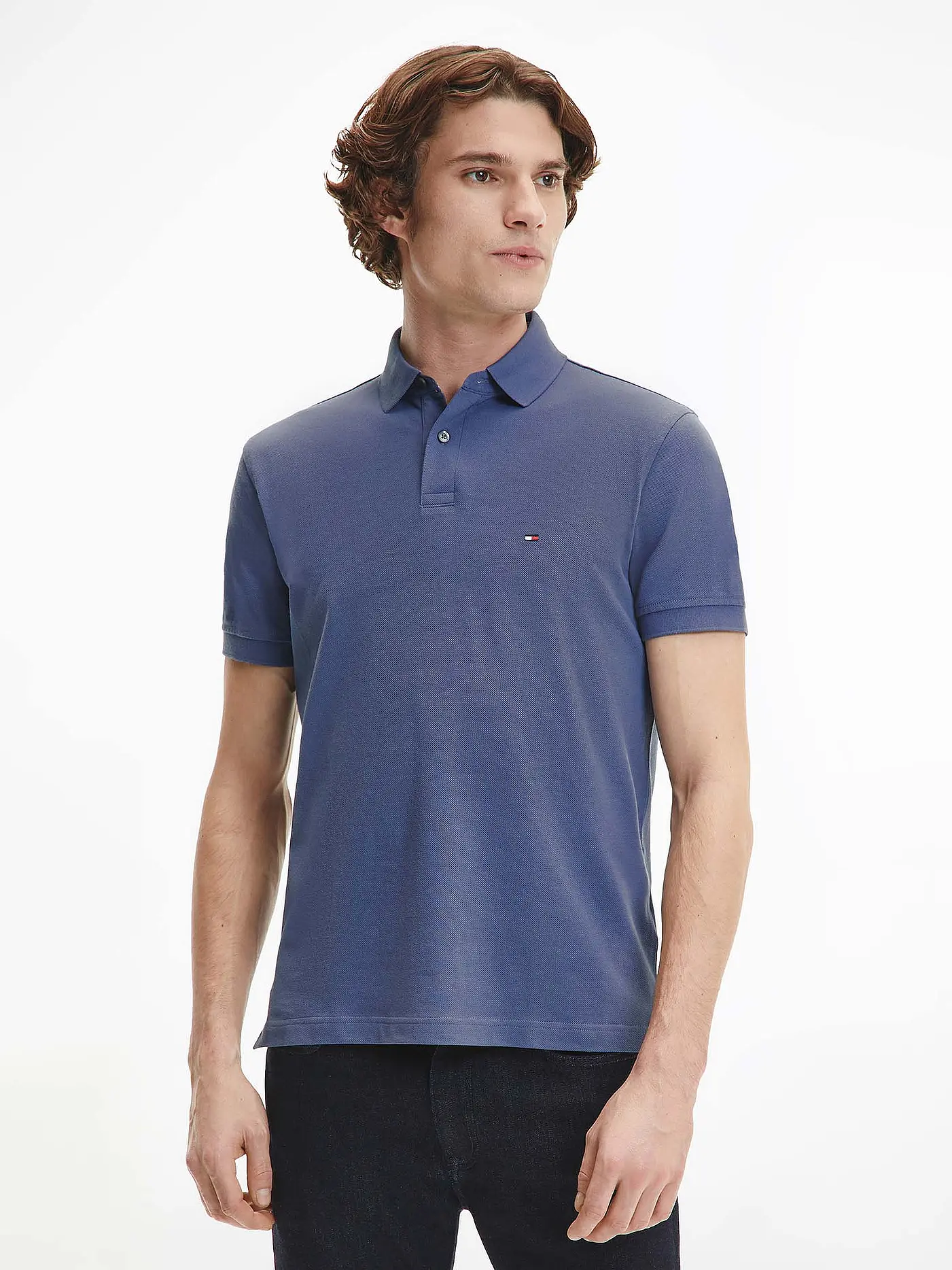 TOMMY HILFIGER | Poloshirt Regular Fit | blau